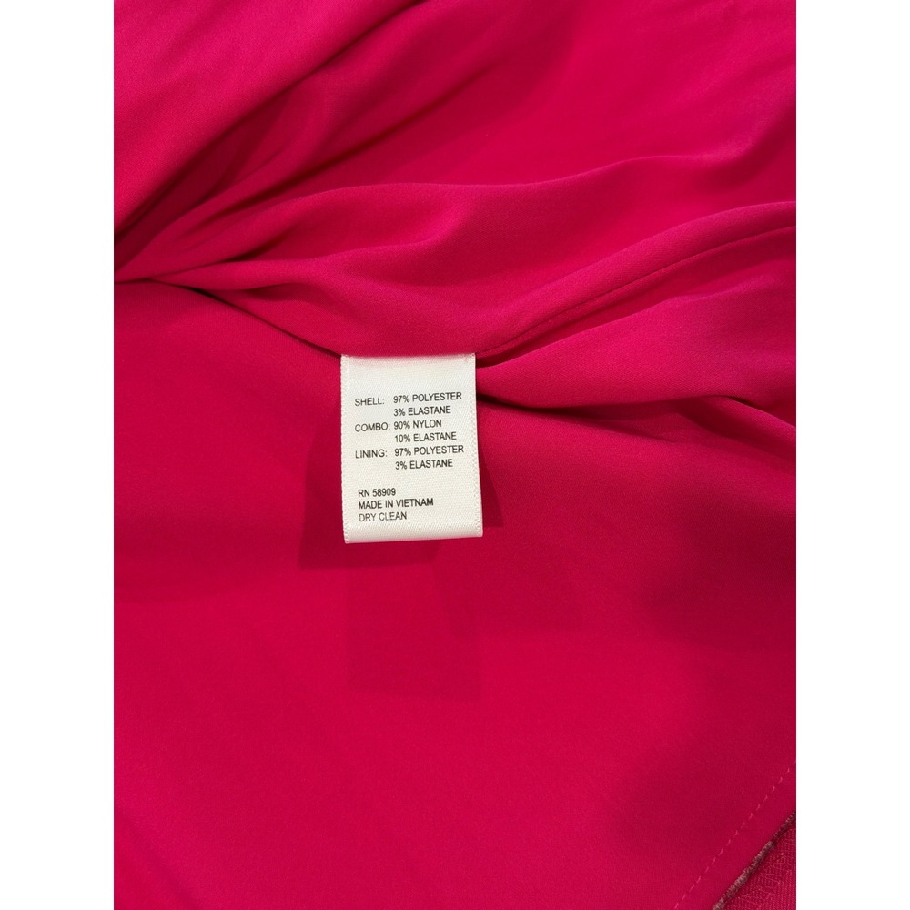 Antonio Melani Mini Dress Pink Size 12 Large Off Shoulder Barbiecore Cocktail - Picture 9 of 9